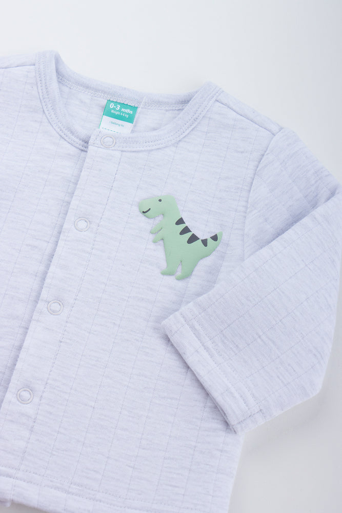 Blue Dinosaur 3 Piece Baby Set (2)