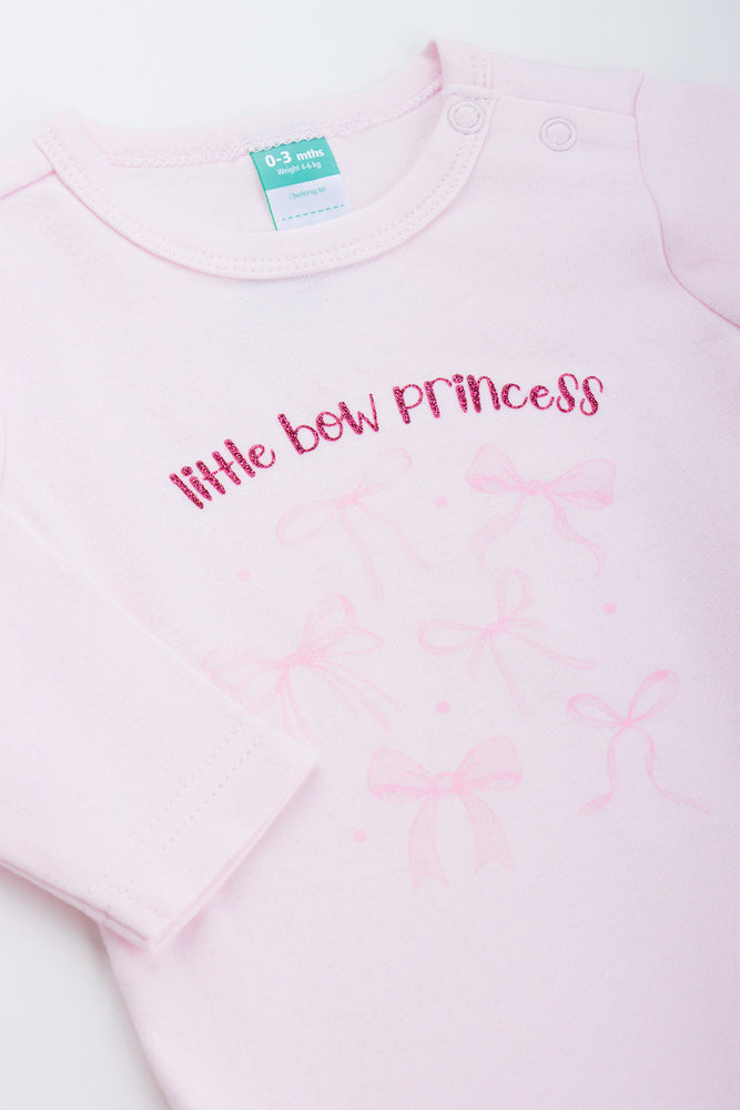Pink Bow Print 3 Piece Set (1)