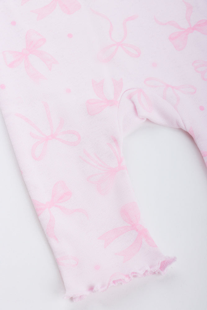 Pink Bow Print 3 Piece Set (3)