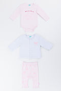 Pink Bow Print 3 Piece Set (4)
