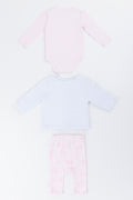 Pink Bow Print 3 Piece Set (5)