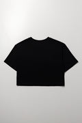 Black Boxy Graffiti Butterfly T-Shirt (2)