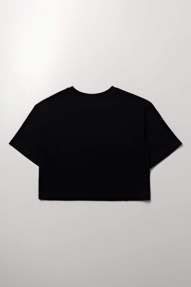 Black Boxy Graffiti Butterfly T-Shirt (2)