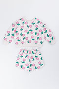 Floral Tulip Print Short Set