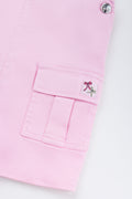 Pink Bow Print Pinni Set (2)