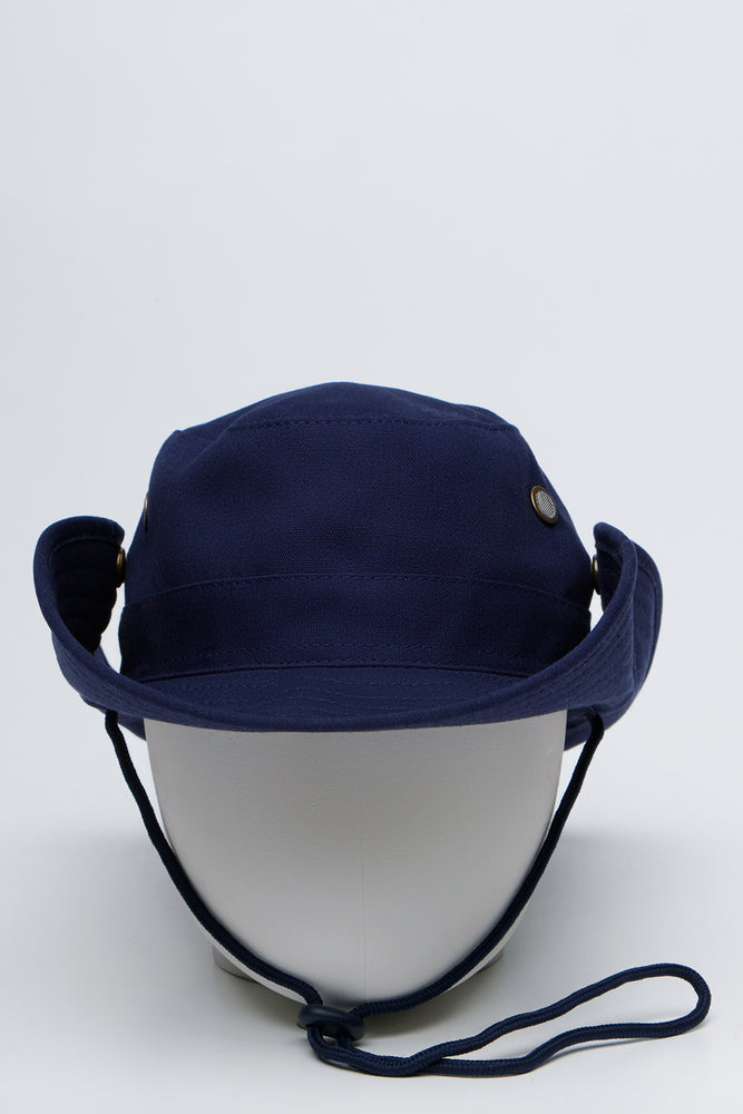 Navy Wide Brim Cricket Hat (1)
