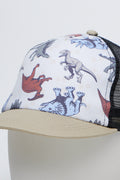 Dinosaur Print Cap Sunglasses Set (1)