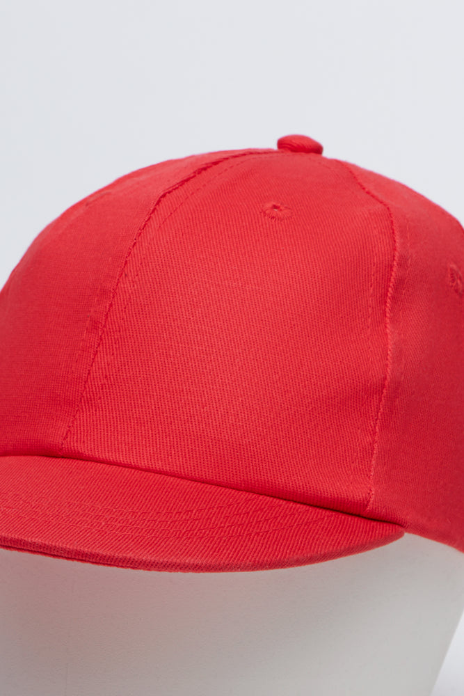 Red Five Panel Flatbill Cap (2)