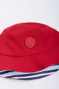 Classic Red Cotton Bucket Hat (1)