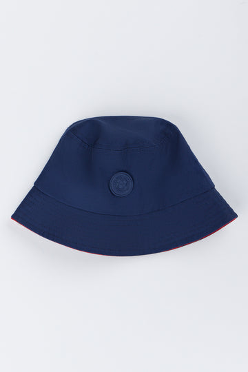 Navy Basic Cotton Bucket Hat