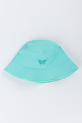 Blue Butterfly Embroidered Pool Hat