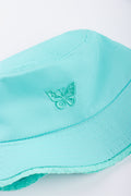 Blue Butterfly Embroidered Pool Hat (1)