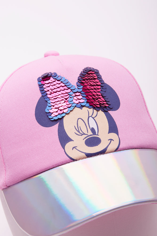 Minnie Mouse Sequin Pink Cap (1)