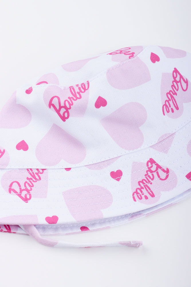 Barbie Print Heart Bucket Hat (1)