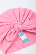 Coral Pink Turban Hat (1)
