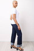 White Short Sleeve Fitted Crewneck T-Shirt (1)