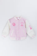 Pink Barbie Varsity Jacket