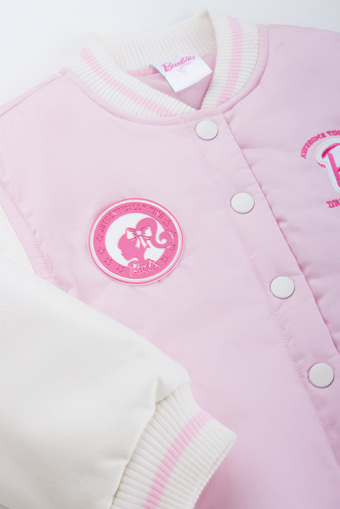Pink Barbie Varsity Jacket (1)