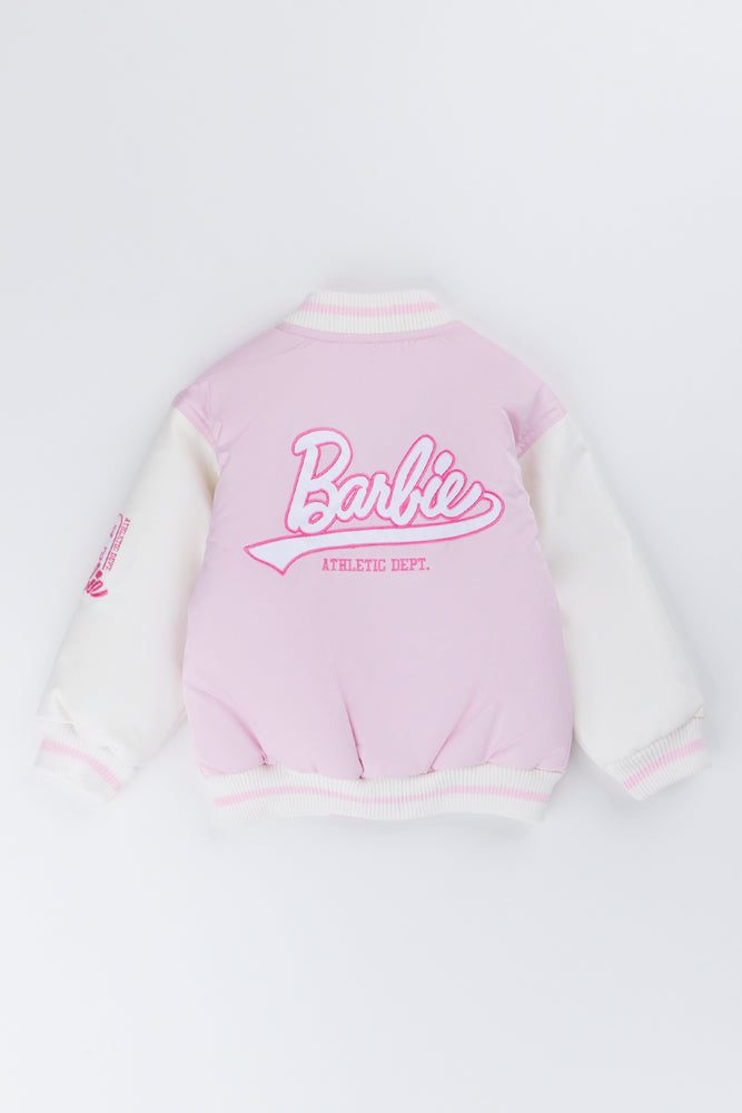 Pink Barbie Varsity Jacket (3)