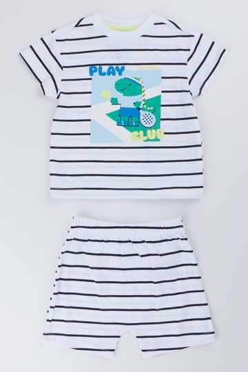 Striped Dino Padel Club Play Set