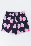 Butterfly Print Woven Shorts (2)