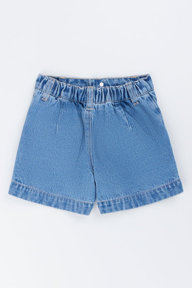 Heart Pocket Denim Skort (2)