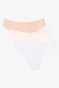 3 Pack Printed Bikini Briefs (1)