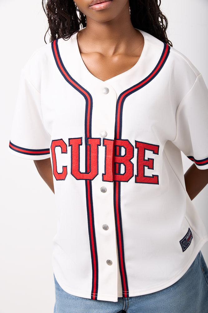 White Cube Graphic Baseball Shirt (3)