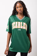 Green Fearless Graphic T-Shirt