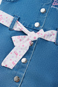 Barbie Denim Pinafore Dress Set (2)