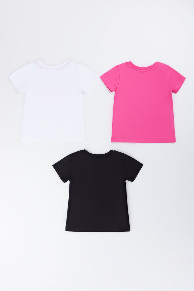 Barbie Graphic Print T-Shirt 3-Pack (2)