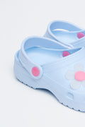 Light Blue Daisy Moulded Clogs (3)