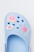 Light Blue Daisy Moulded Clogs (4)