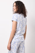 Floral Button Through Capri Set (2)