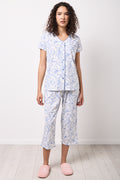 Floral Button Through Capri Set (4)
