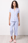 Striped Heart Print Pyjama Set (4)