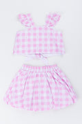 Pink Gingham Barbie Two Piece Set (3)