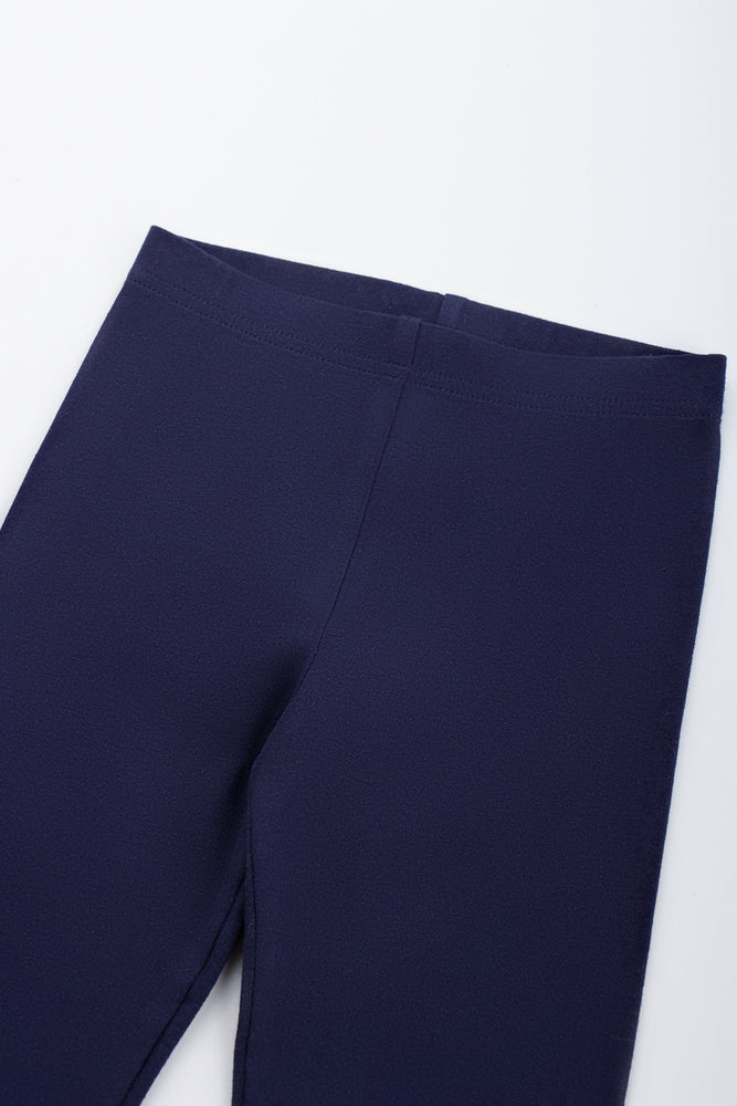Essential Navy Stretch Leggings (1)