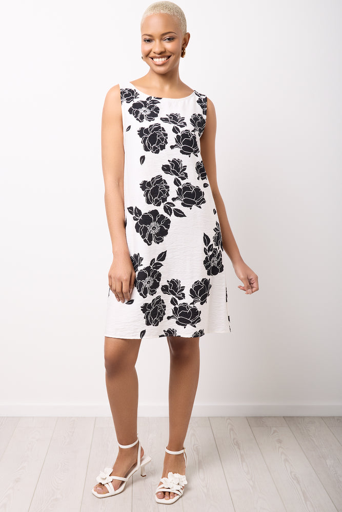 Floral Print A-Line Dress