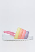 Sparkle Rainbow Quilted Slides (1)