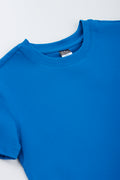 Basic Blue Short Sleeve T-Shirt (1)