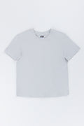 Grey Melange Basic T-Shirt