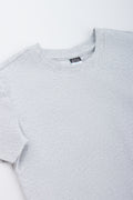 Grey Melange Basic T-Shirt (1)