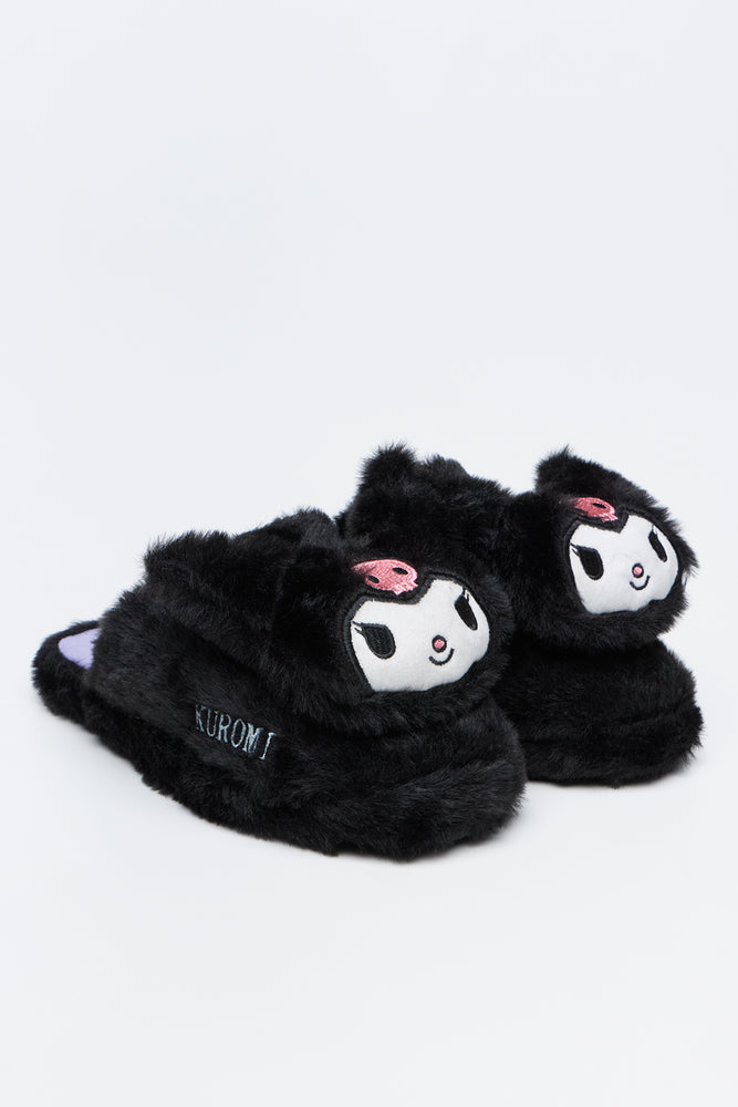 Kuromi Plush Novelty Slippers
