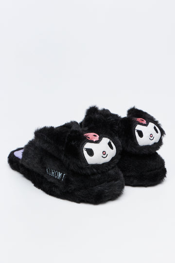 Kuromi Plush Novelty Slippers