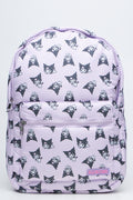 Kuromi Print Lilac Backpack