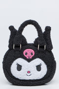 Kuromi Character Plush Handbag