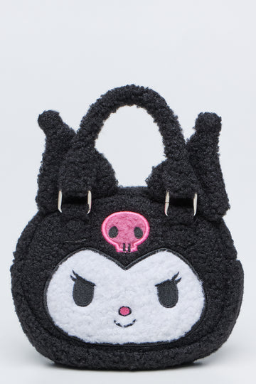 Kuromi Character Plush Handbag