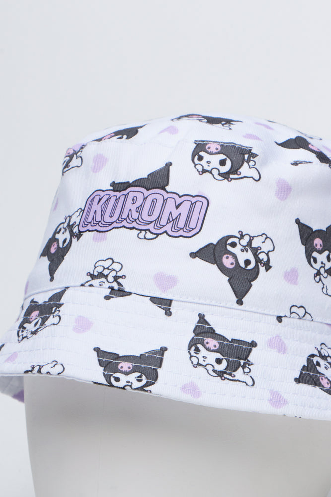Kuromi Bucket Hat Sunglasses Set (1)