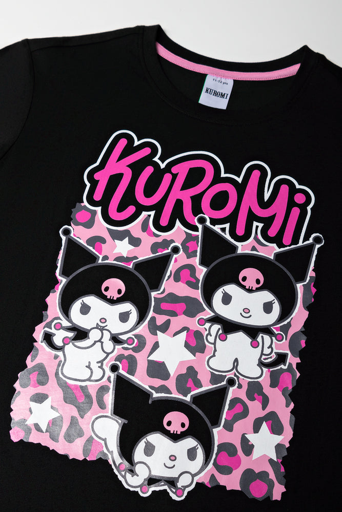 Black Kuromi Sleepshirt (1)